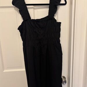 Black Smocked Dress